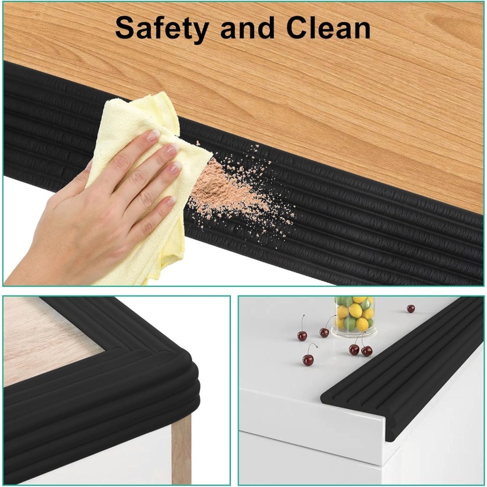 Desk Corner Mat - New Design Thickened anti-collision strip, self-adhesive