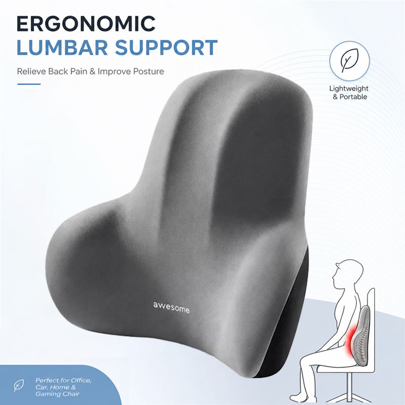 Gaming Accessories For Gaming Room - 1 Pcs Memory Foam Lumbar Support