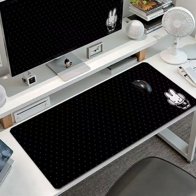 Gaming Accessories Table - Cute Miffy Rabbit Large Mouse Pad