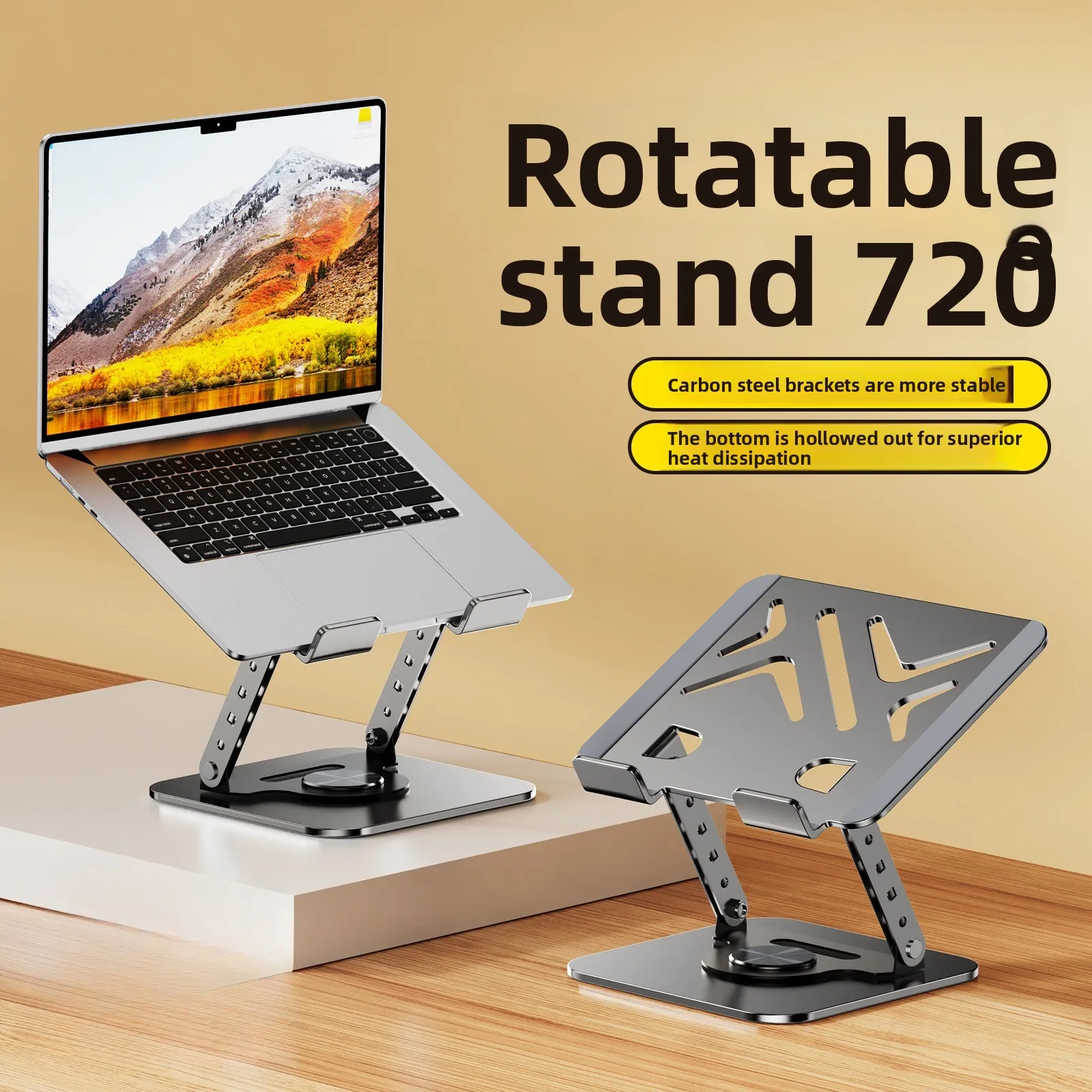 Gaming Accessories Ipad - Aluminum Alloy Vertical Laptop Stand, Foldable