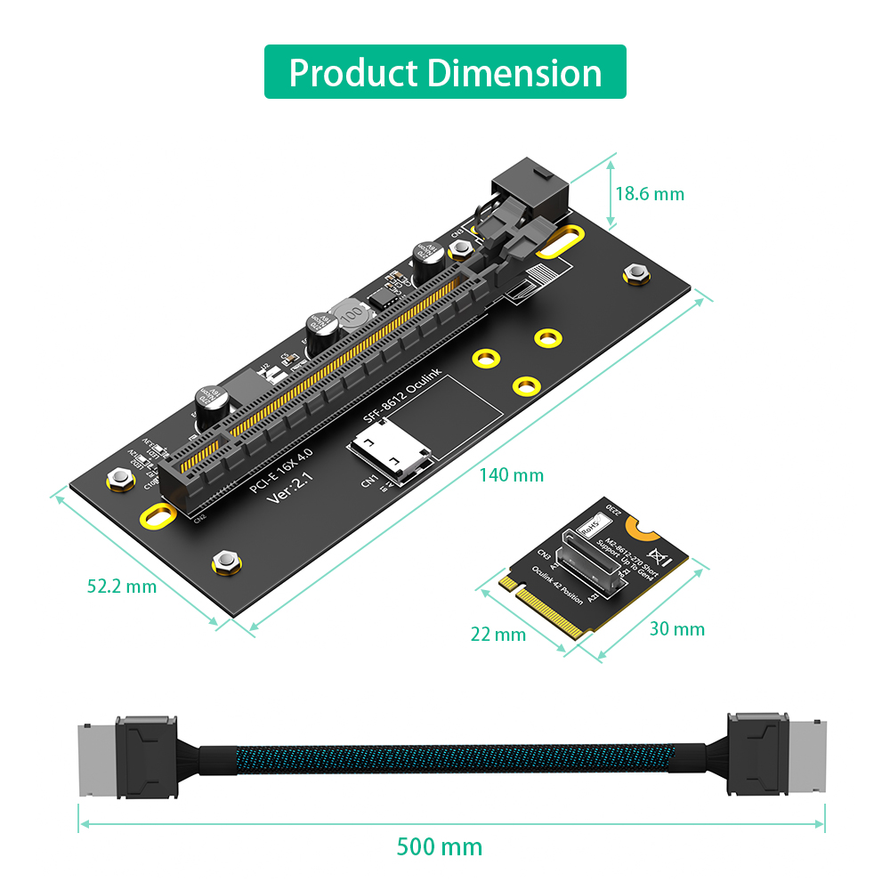 Pcie Extension Cable - hot M.2 M-Key 2230 to PCI-e