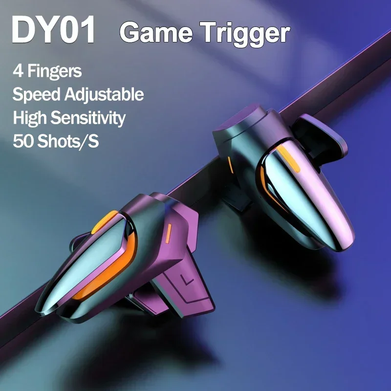 Gaming Accessories For Android - DY01 Mobile Phone 4 Fingers Gamepad