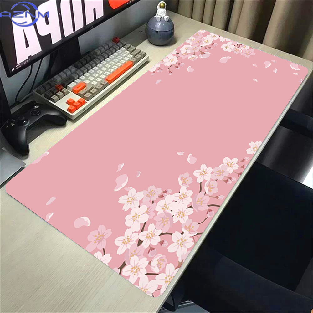 Pink Sakura Anime Mousepad Lan - đánh giá và giá Gaming Accessories Pink