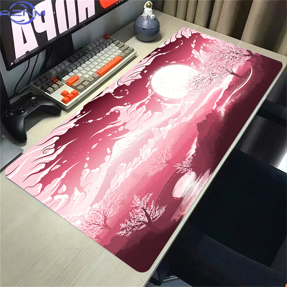 Pink Sakura Anime Mousepad Lan - đánh giá và giá Gaming Accessories Pink