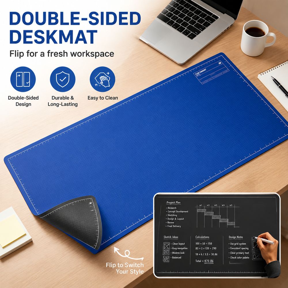Double-Sided Double-Sided Desk - đánh giá và giá Desk Corner Mat