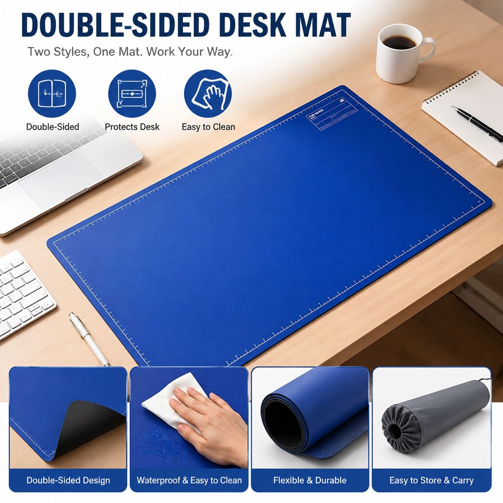 Double-Sided Double-Sided Desk - đánh giá và giá Desk Corner Mat