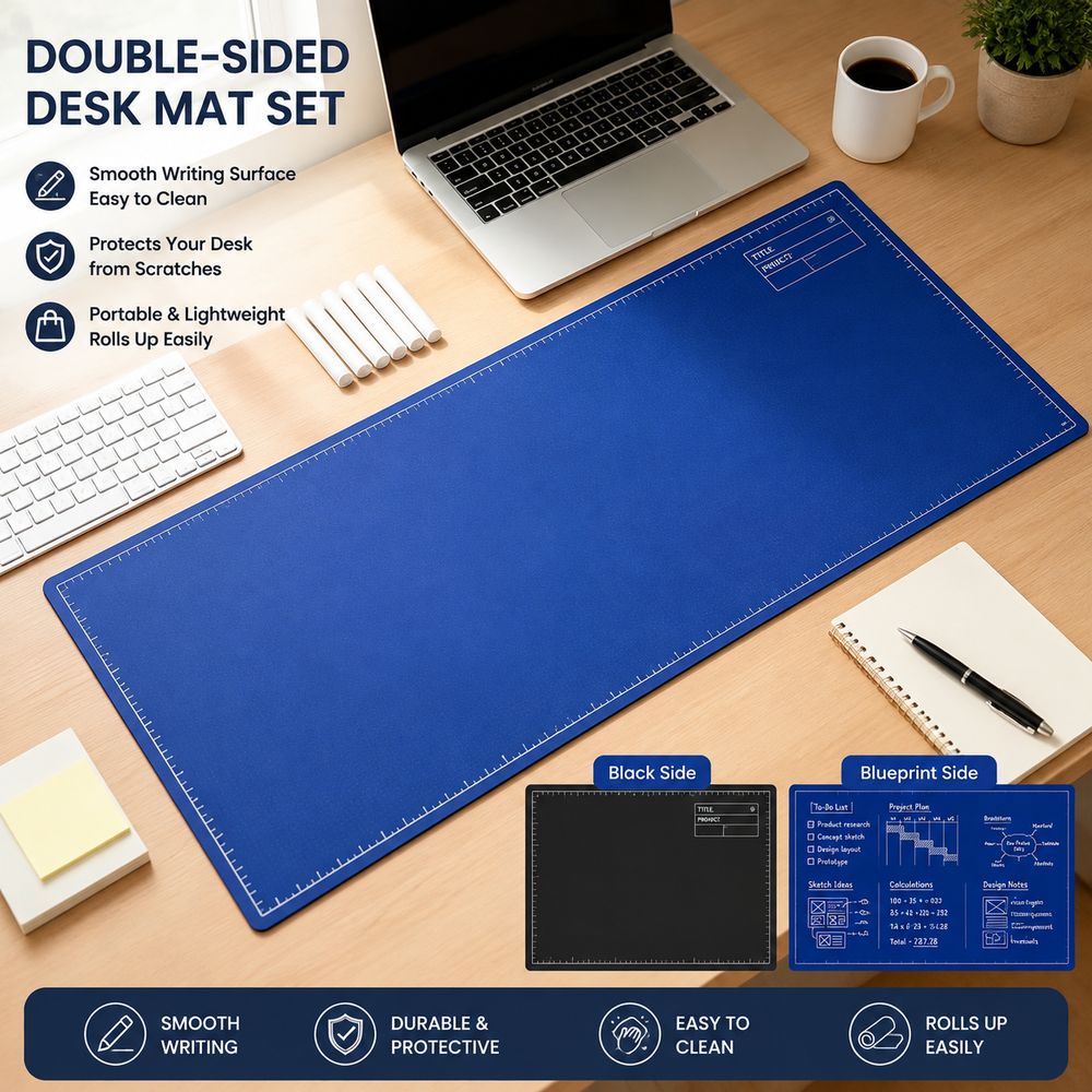 Double-Sided Double-Sided Desk - đánh giá và giá Desk Corner Mat
