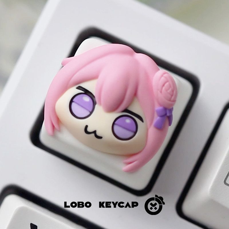 Cute Pink Hair Anime Girl Resi - đánh giá và giá Gaming Accessories Pink