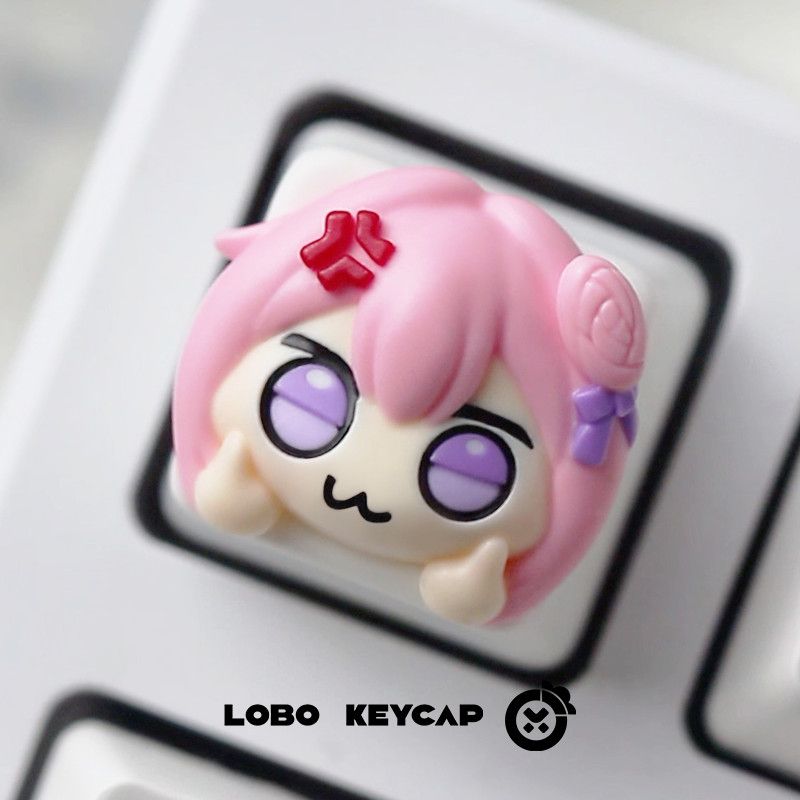 Cute Pink Hair Anime Girl Resi - đánh giá và giá Gaming Accessories Pink