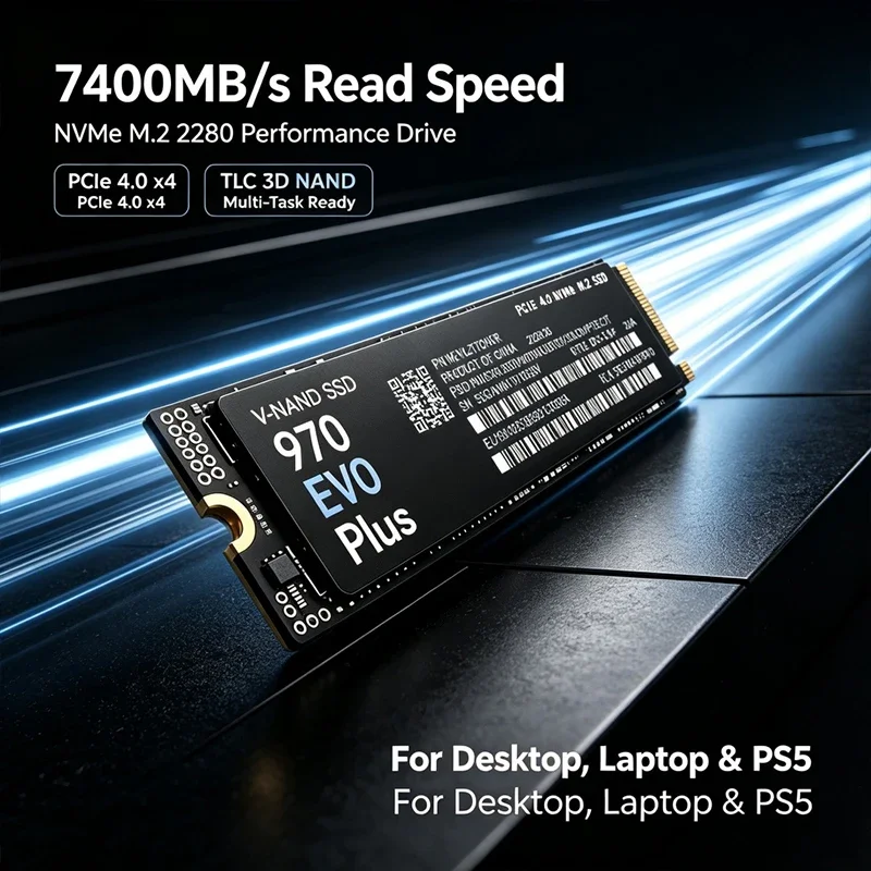 7400MB/s M.2 NVMe SSD 970 EVO  - đánh giá và giá Samsung Ssd 980 Pro