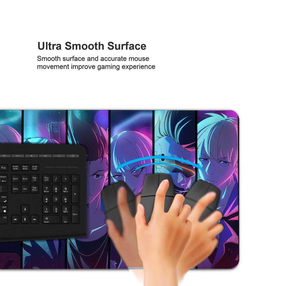 C_cyberpunk Anime E_edgerunner - đánh giá và giá Desk Corner Mat