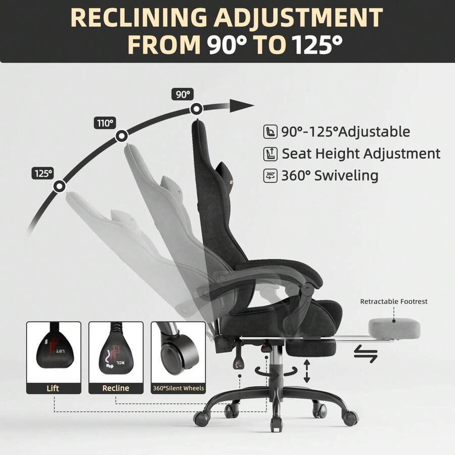 High Back Gaming Chair, Ergono - đánh giá và giá Gaming Accessories For Gaming Room