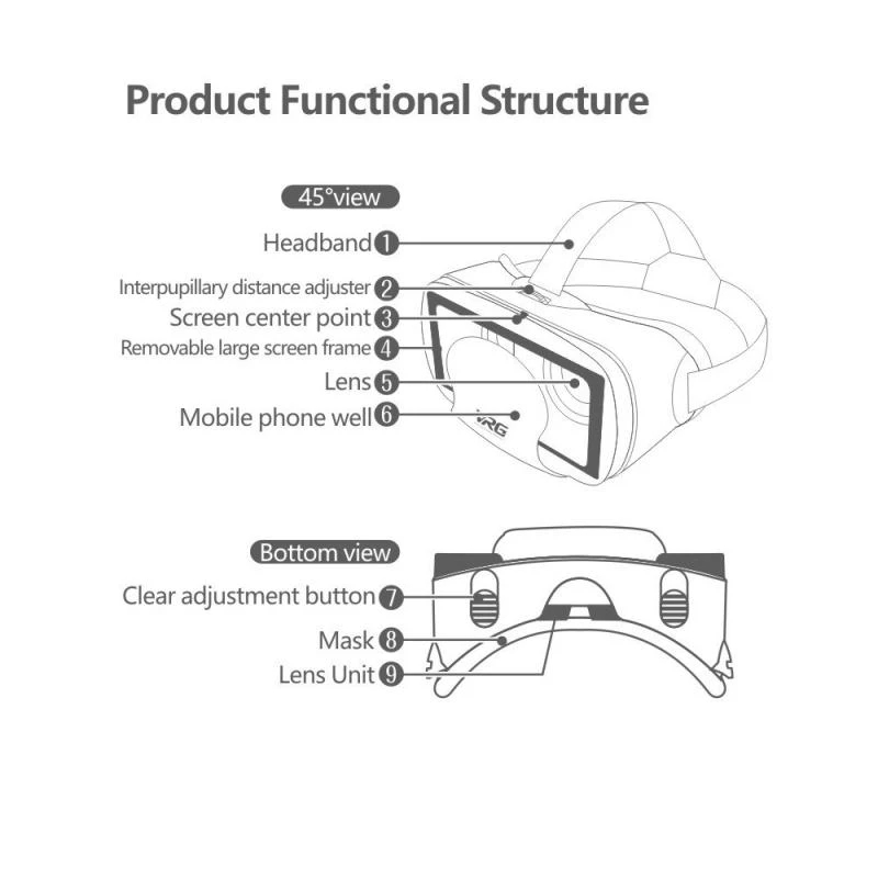 VRG Pro Virtual Reality VR Gla - đánh giá và giá Gaming Accessories For Android