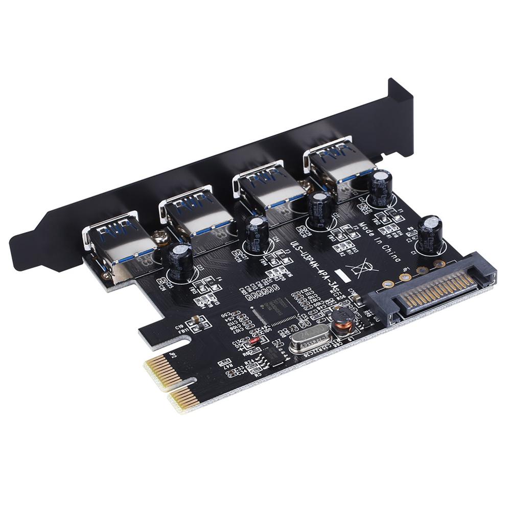 Pcie Ra USB 3.0 HUB 4 Cổng USB - đánh giá và giá Pcie Extension Cable