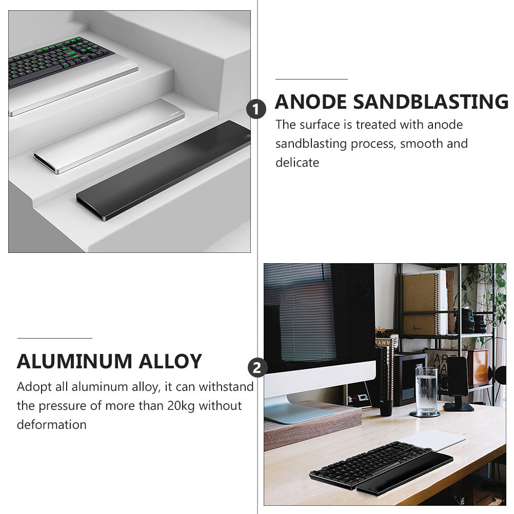Ergonomic Aluminum Keyboard Wr - đánh giá và giá Wrist Rest Ergonomic